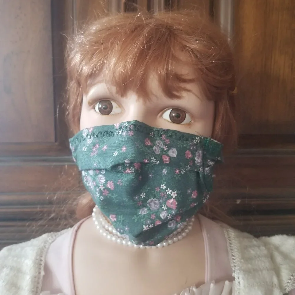 Kid Size Mask w/ Silver & Copper Filters-Flowers